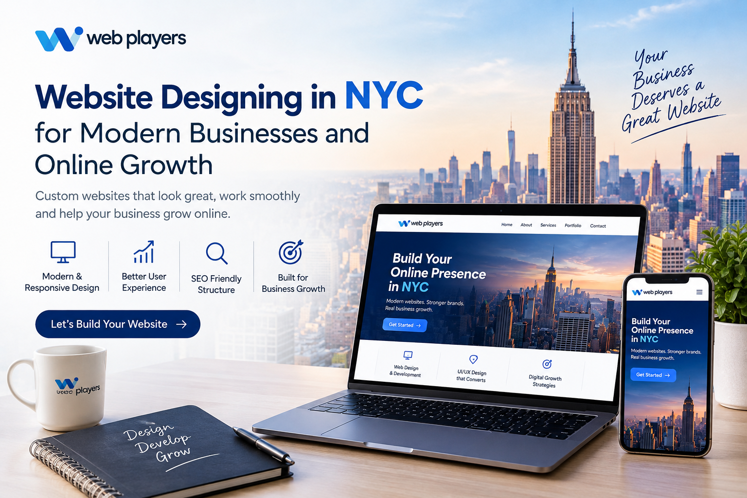 Website Designing in NYC for Modern Businesses and Online Growth